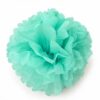 Pompom fleur aqua - Thumbnail Image 1