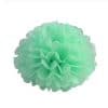 pompom fleur en papier de soie aqua