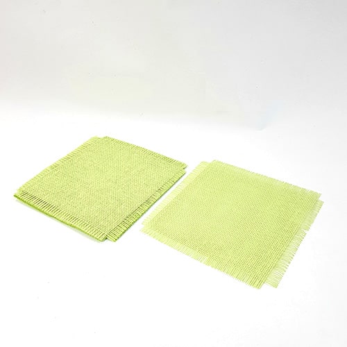 carré de jute