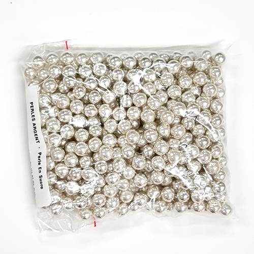 Perles argent