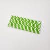 paille papier vert