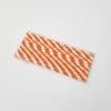 Lot de 25 pailles orange