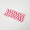 Lot de 25 pailles rose moyen