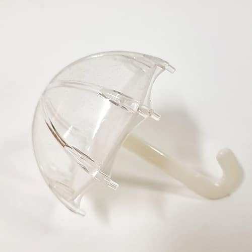 Contenant forme ombrelle Contenant forme ombrelle blanche