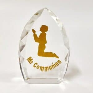 Cristal Communion Garçon 4.5x6.7cm