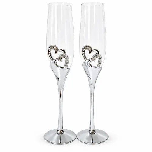 2 Coupes de champagne premium – Image 1