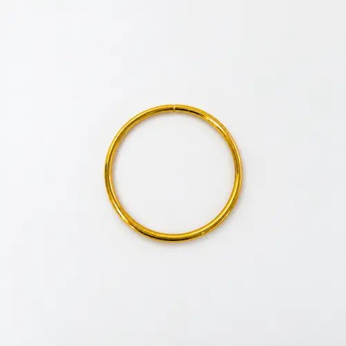 Anneau fin doré diam. 6 cm – Image 1