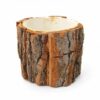 Pot décoratif écorce de bois - Thumbnail Image 1