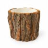 Pot décoratif écorce de bois - Thumbnail Image 1