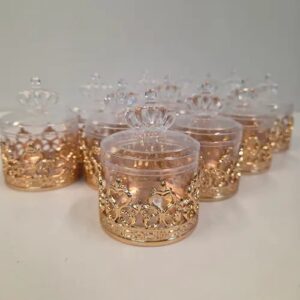 12 boites plexi couronne