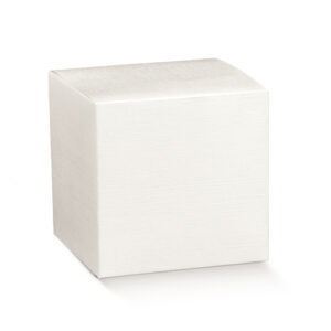 Bte cube fibre blanc 60x60x60mm