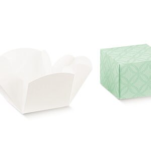 Bte cube verte rosace 50x50x50mm