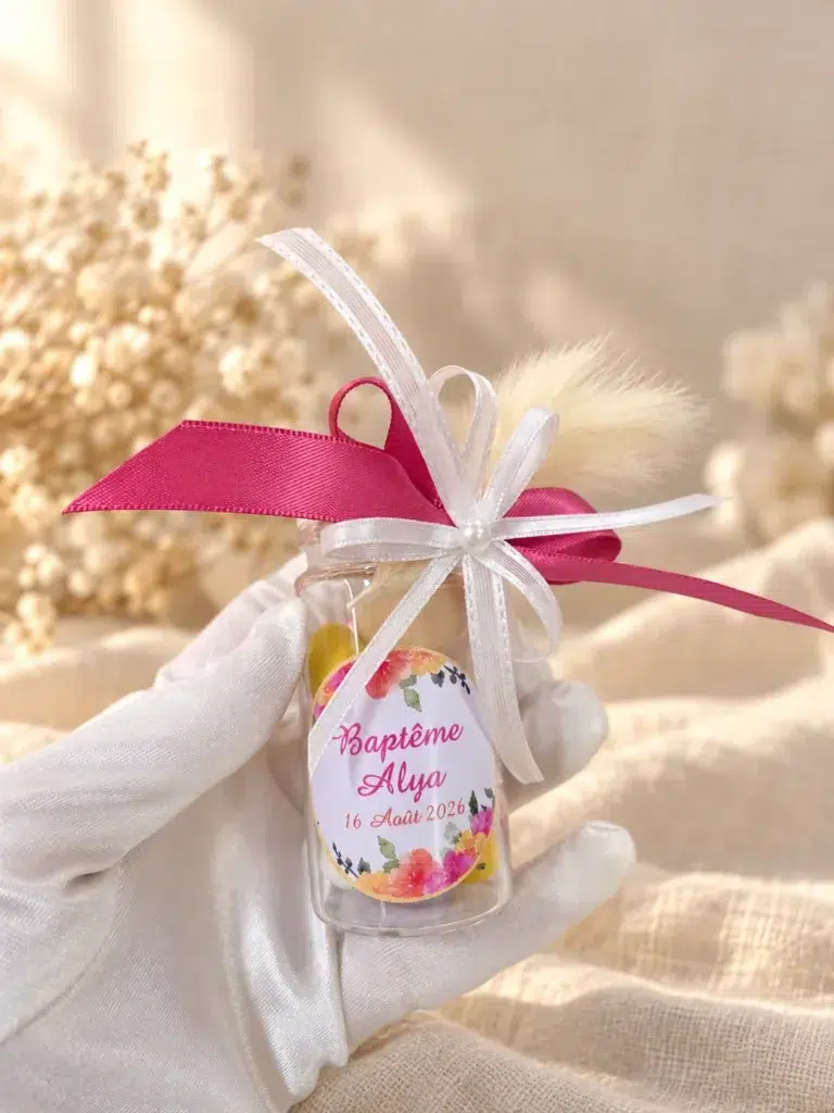 Bapteme Alya thème floral