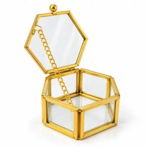 Coffret bijoux en verre
