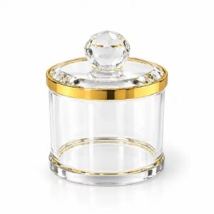 Bonbonnière en verre fond miroir