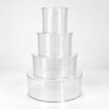 Set de 4 boîtes acrylique remplissable - Thumbnail Image 1
