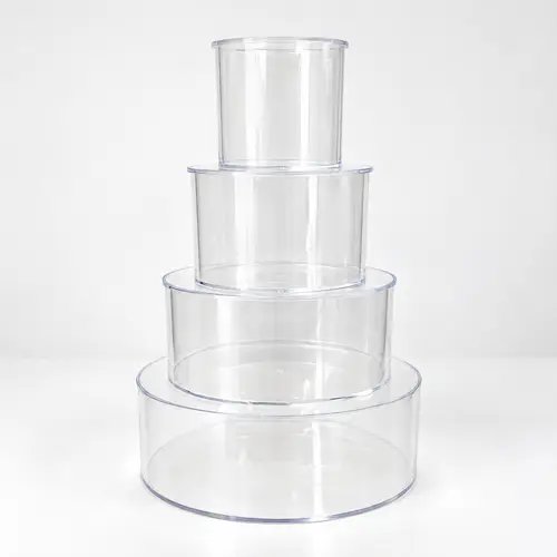 Set de 4 boîtes acrylique remplissable – Image 1