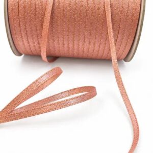 Ruban satin rose gold 3mm / par mètre