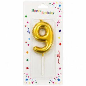 Bougie chiffre 9
